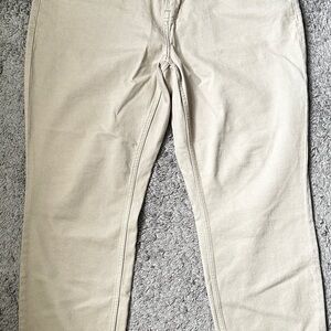 Beige Casual Pants